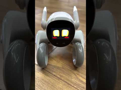Robot Pet Dog ChatGPT-4o Smart AI-Powered Companion Voice & Gesture Control, Real-Time Interaction Robotics Toys for Kids, Home Monitoring - Includes Charging Dock